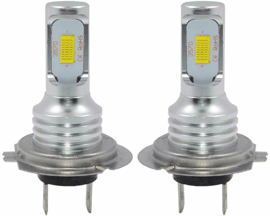 4PCS Mini H7 H11 Combo LED Headlight Bulbs High Low Beam 100W 16000LM 6000K Kit