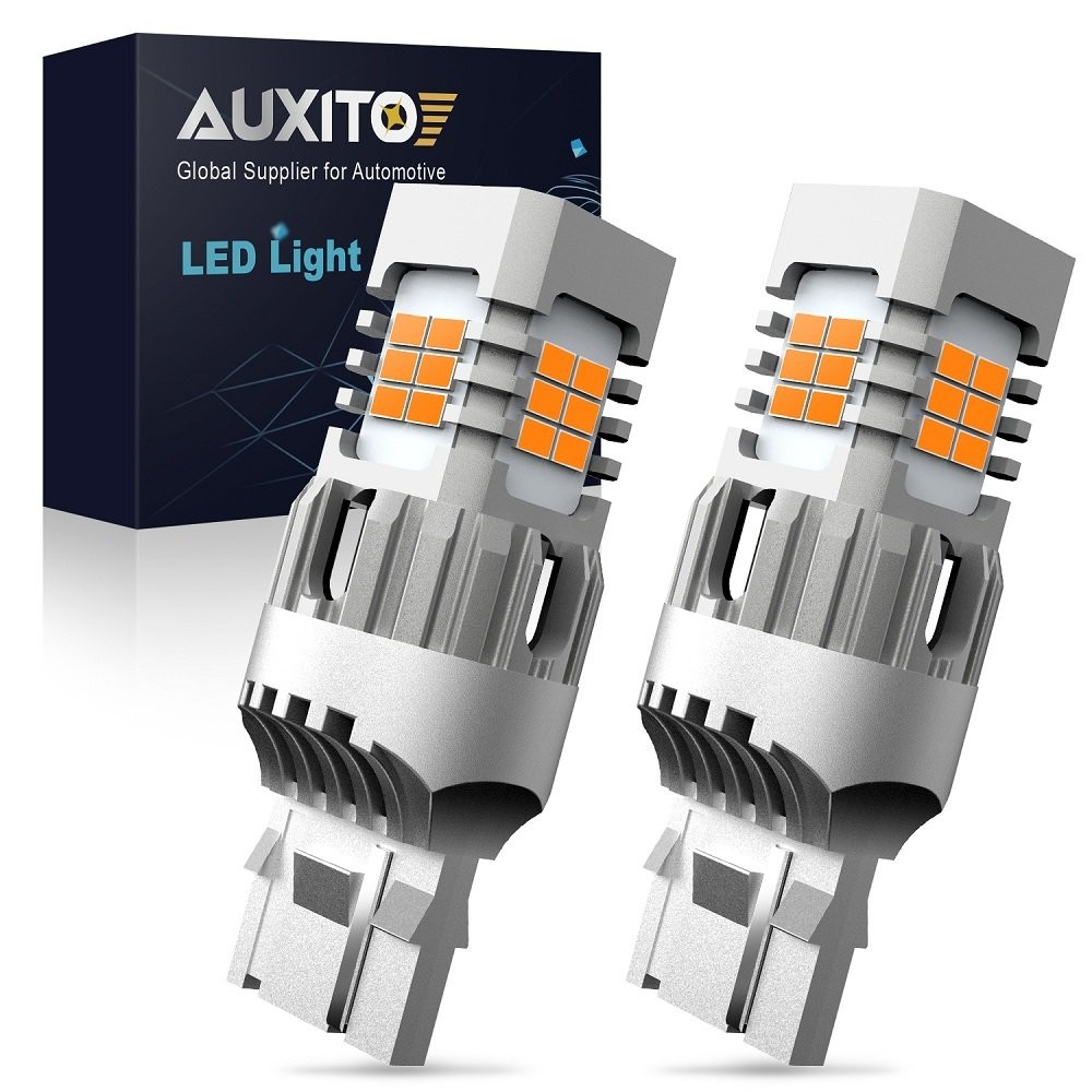 AUXITO 7440 Amber LED Turn Signal Light Bulbs Anti Hyper Flash Error Free CANBUS