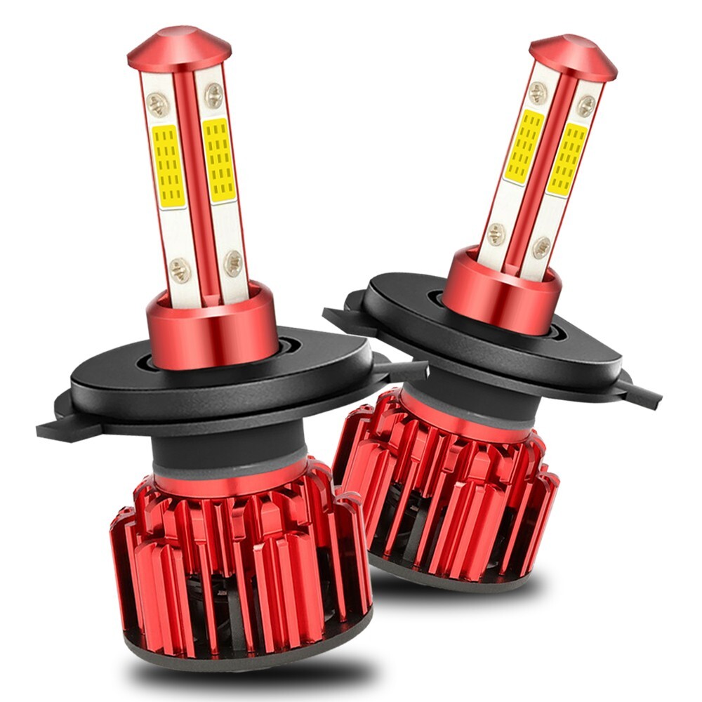 20X H4 9003 4-Sides LED Headlight Conversion Kit 130W 15000LM High Low Beam Bulb