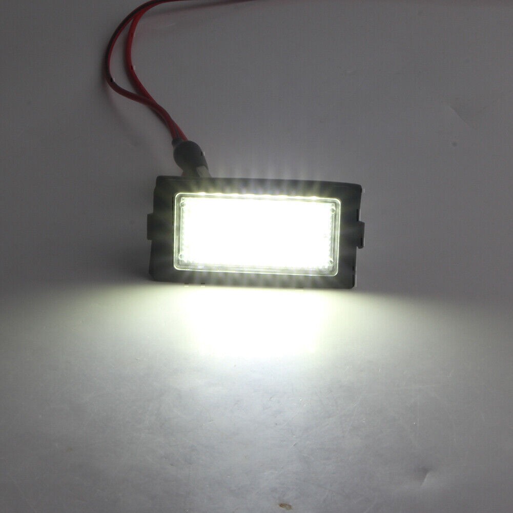 LED Number License Plate Lamp Lights White For BMW E38 7 Series 1995-2001 CanBus