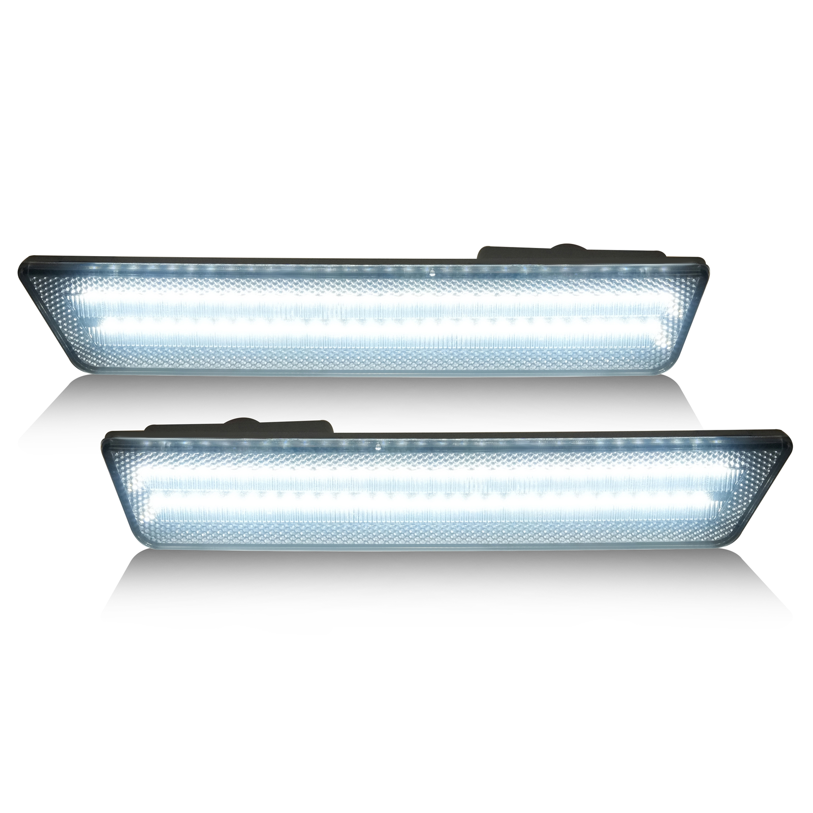 White Rear Side Marker Lights For Dodge Challenger 2008-14 & Dodge Charger 11-14