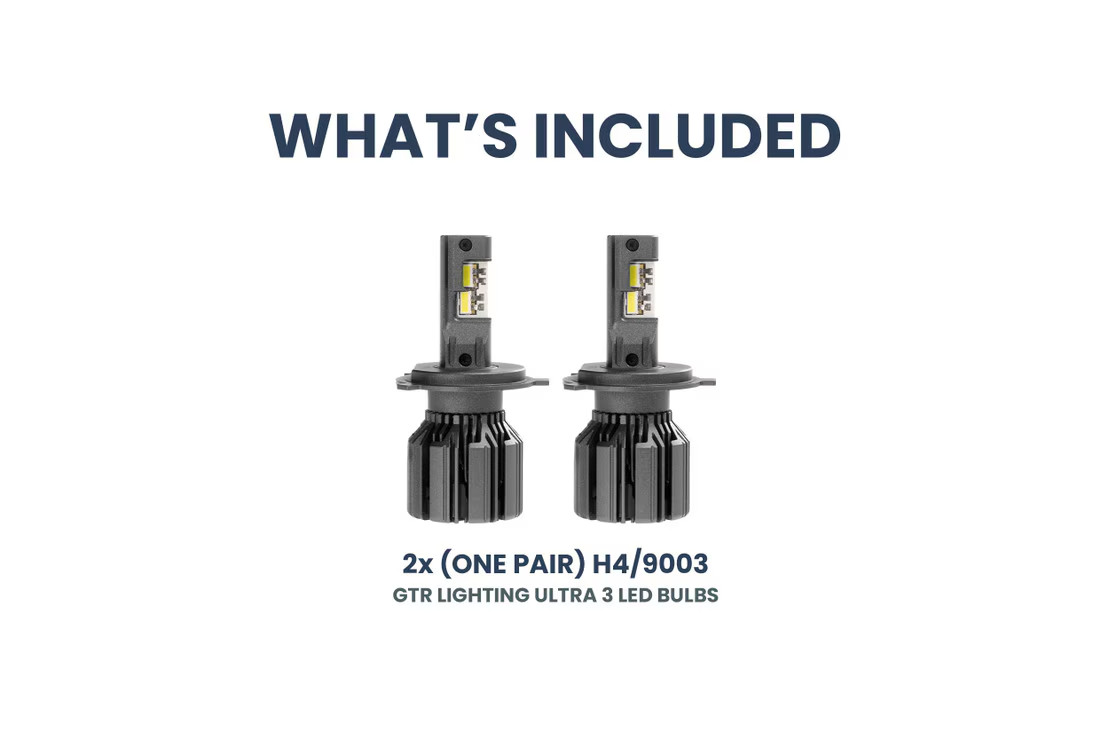 GTR Lighting Ultra 3 H4 LED Bulb ( one Pair ) lifetime warranty
