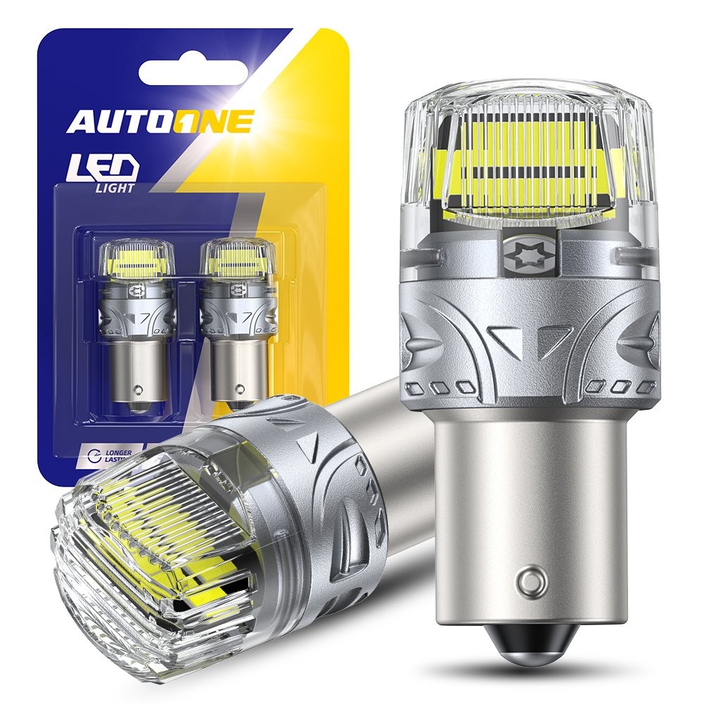 6500K White 1156 7506 BA15S 16SMD 3000Lumen Light Reverse LED Bulbs P21W Parking