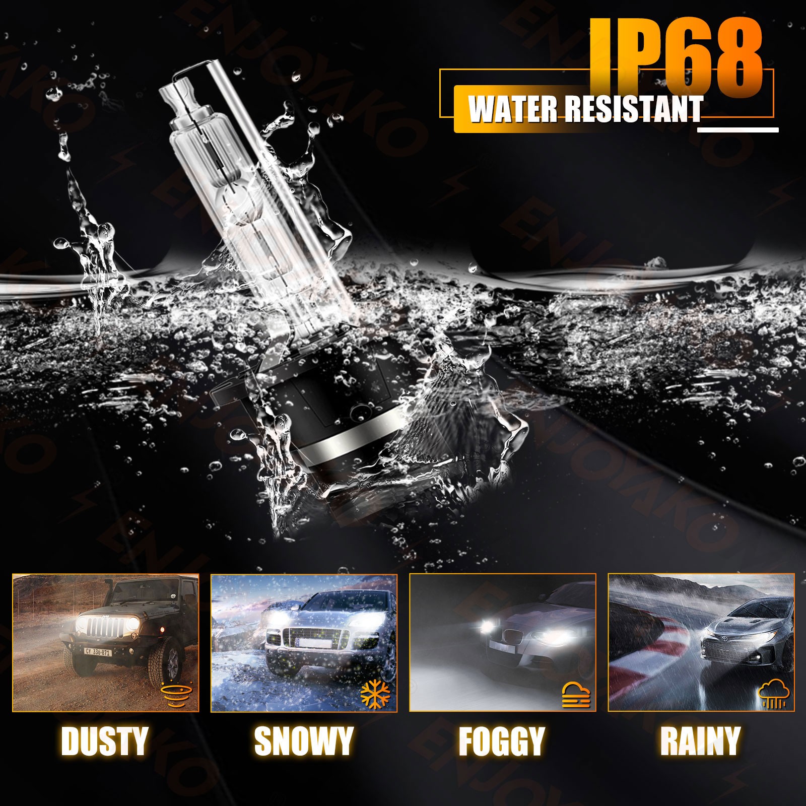 For Infiniti FX35 2003-2005 LED Headlight Fog Light Combo Bulbs Bright White HID