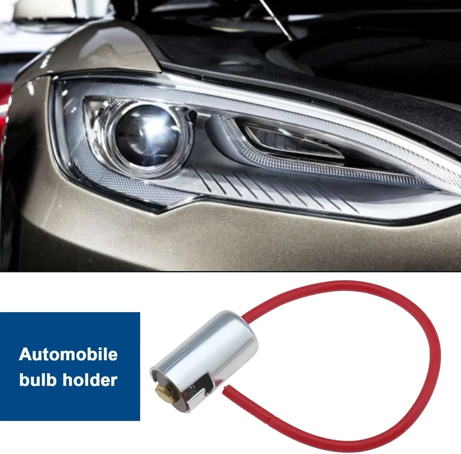 BAY15D 1157 LED Light Bulb Socket Holder with Wire Connector for Car Auto Truck