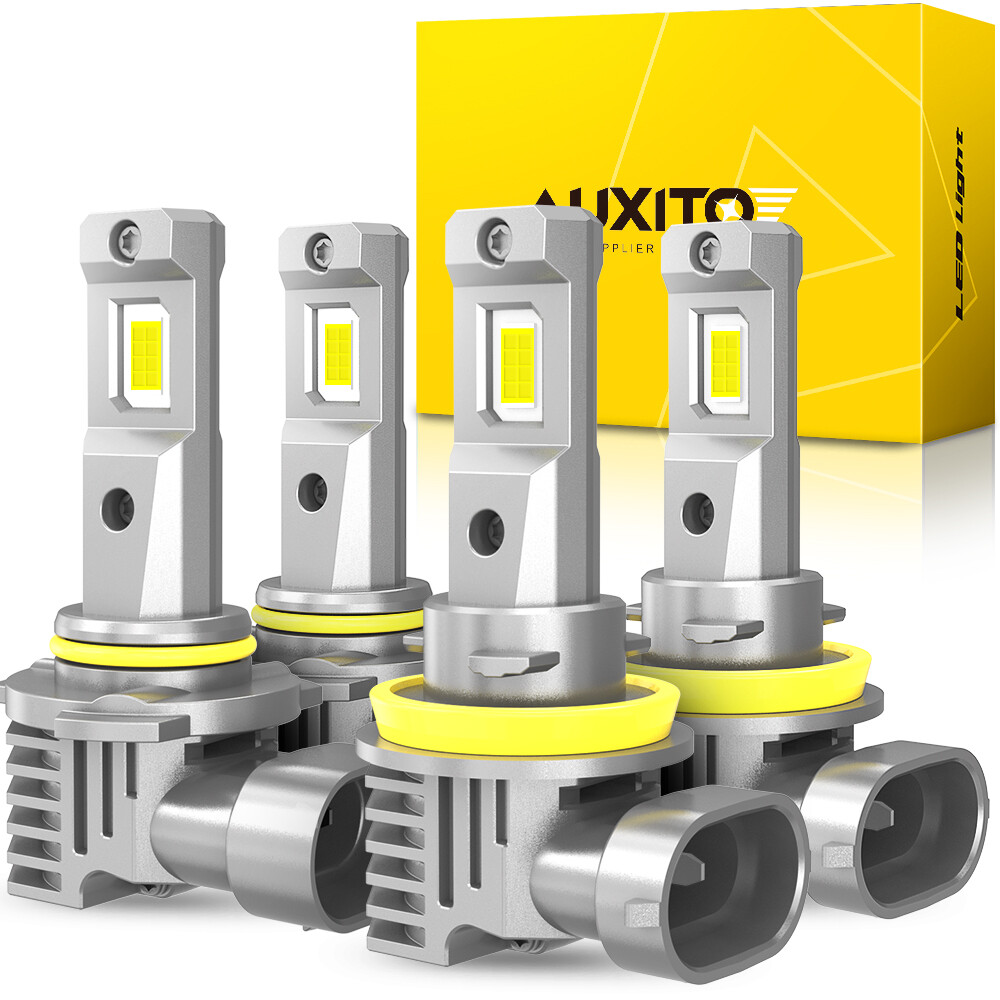 Auxito 9005 + H11 Combo LED Headlight 120W 80000LM High/Low Beam 6500K Bulbs Kit