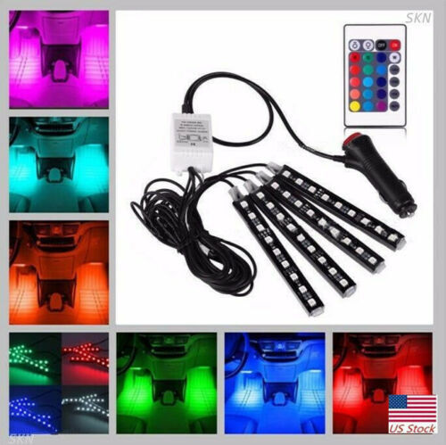 36 LED Car Charge Interior Accessories Floor Decorative Atmosphere Lamp Light x