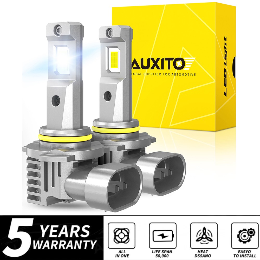 H10 LED Headlight Bulb 6500K 30000LM High/Low Beam Super Bright White 2PCS M6