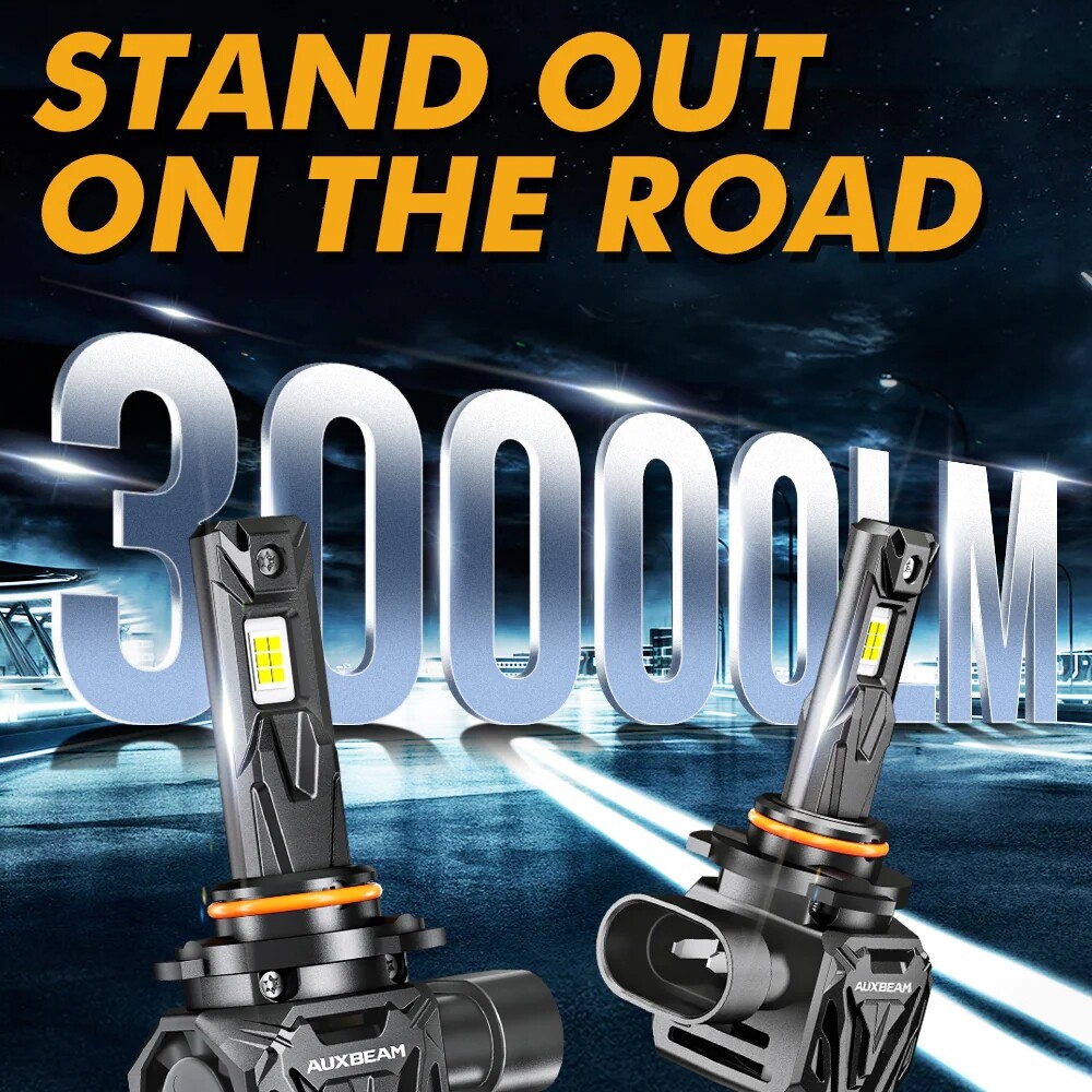 AUXBEAM Combo Canbus LED Headlight High Low Fog Bulb For Dodge Journey 2010-2023