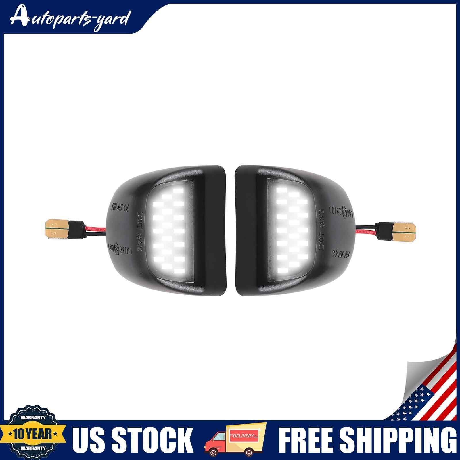 2x New Car License Plate Light Fit For Chevrolet Pickup Truck US Stock
