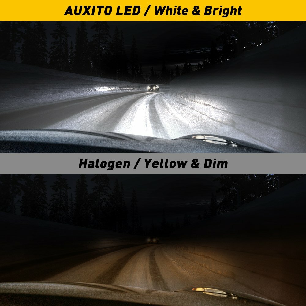 2x LED Headlight Kit 9005 HB3 6500K Xenon White 20000LM Brightest High Power