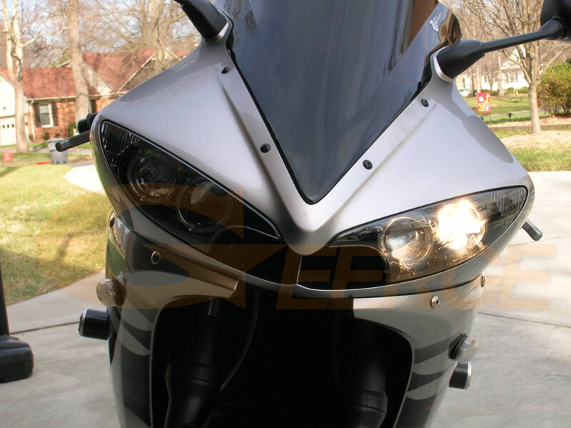 For Yamaha Yzf R6 R6S Ultra Bright COB Led Angel Eyes Kit Halo Rings