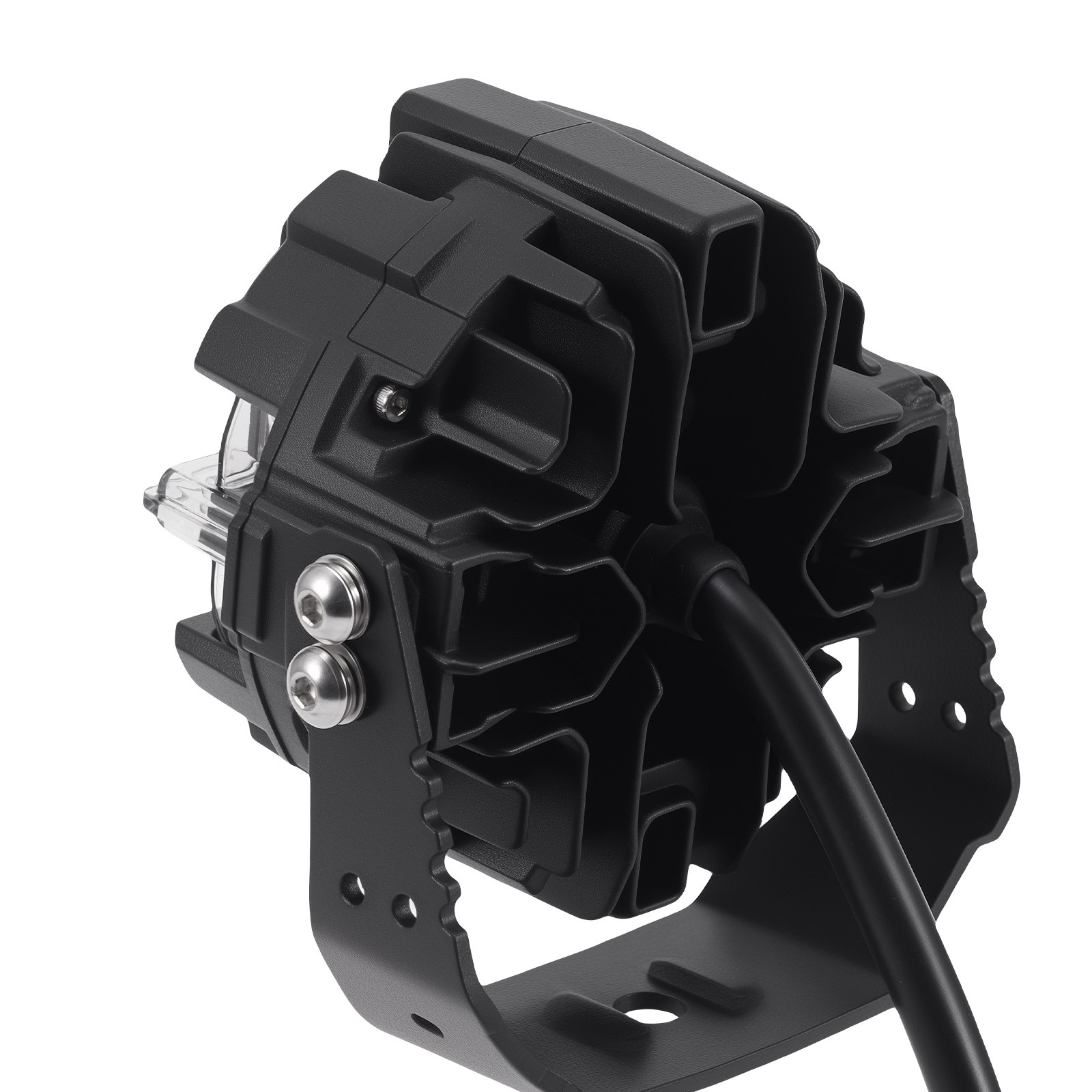 RGB 3.5″ 160W LED Work Driving Pods Lights Bar Spot Beam & Side Shooter Offroad