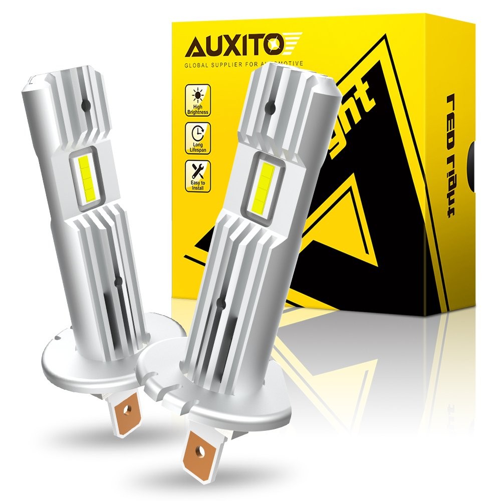 AUXITO LED H1 Headlight Bulb Conversion High Kit Low 6500K Beam Super White