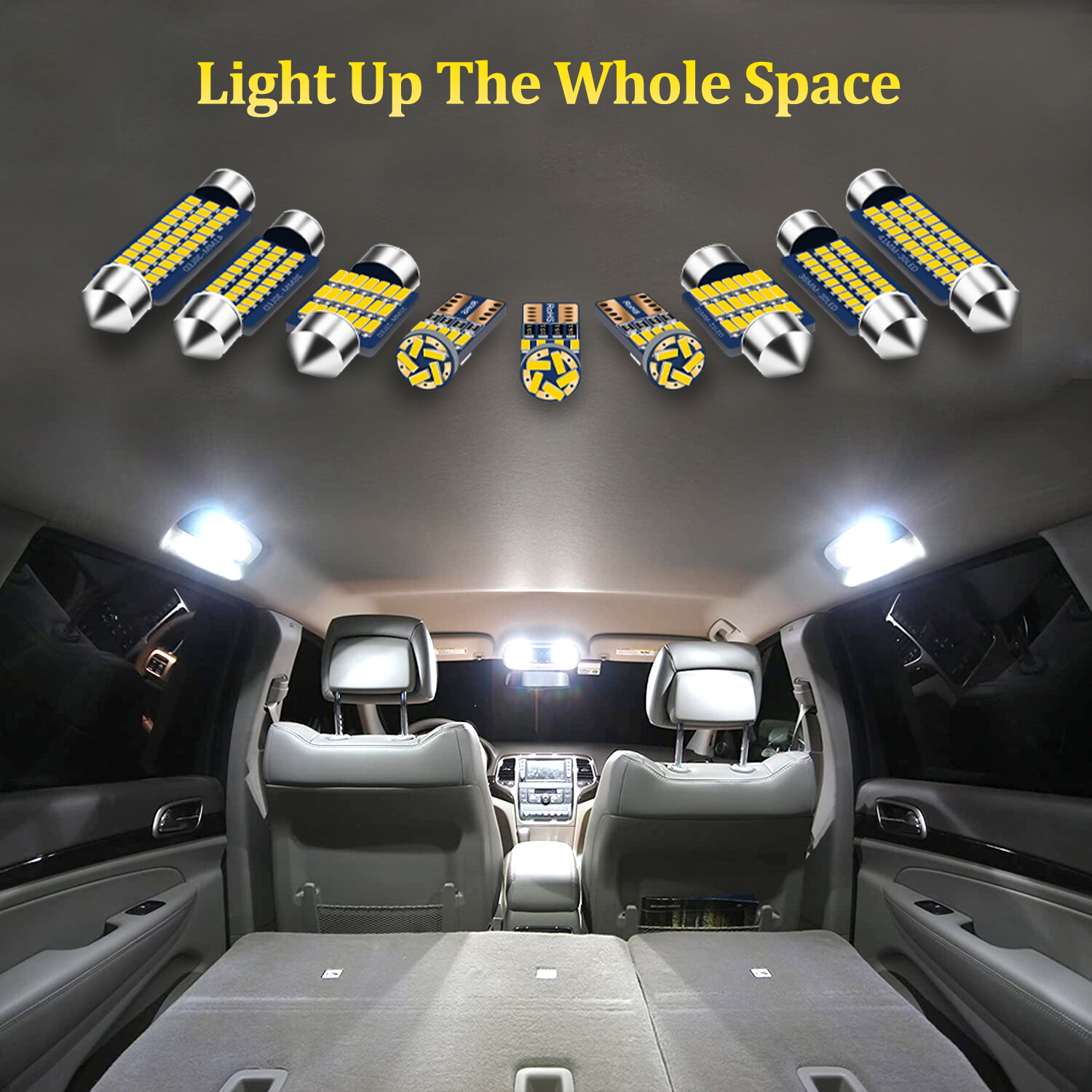 18X Interior LED Light Canbus Reverse Lights for INFINITI QX70 FX35 37 2009-2017