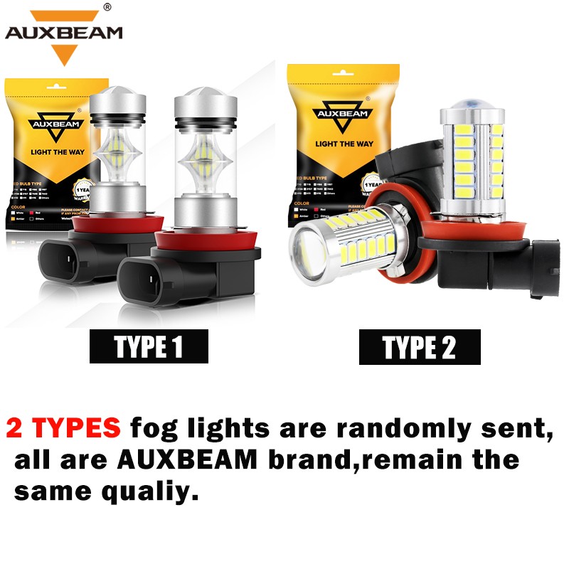 AUXBEAM H7 H9 H11 LED Headlights Fog Light Combo For KIA CADENZA 2014 2015 2016