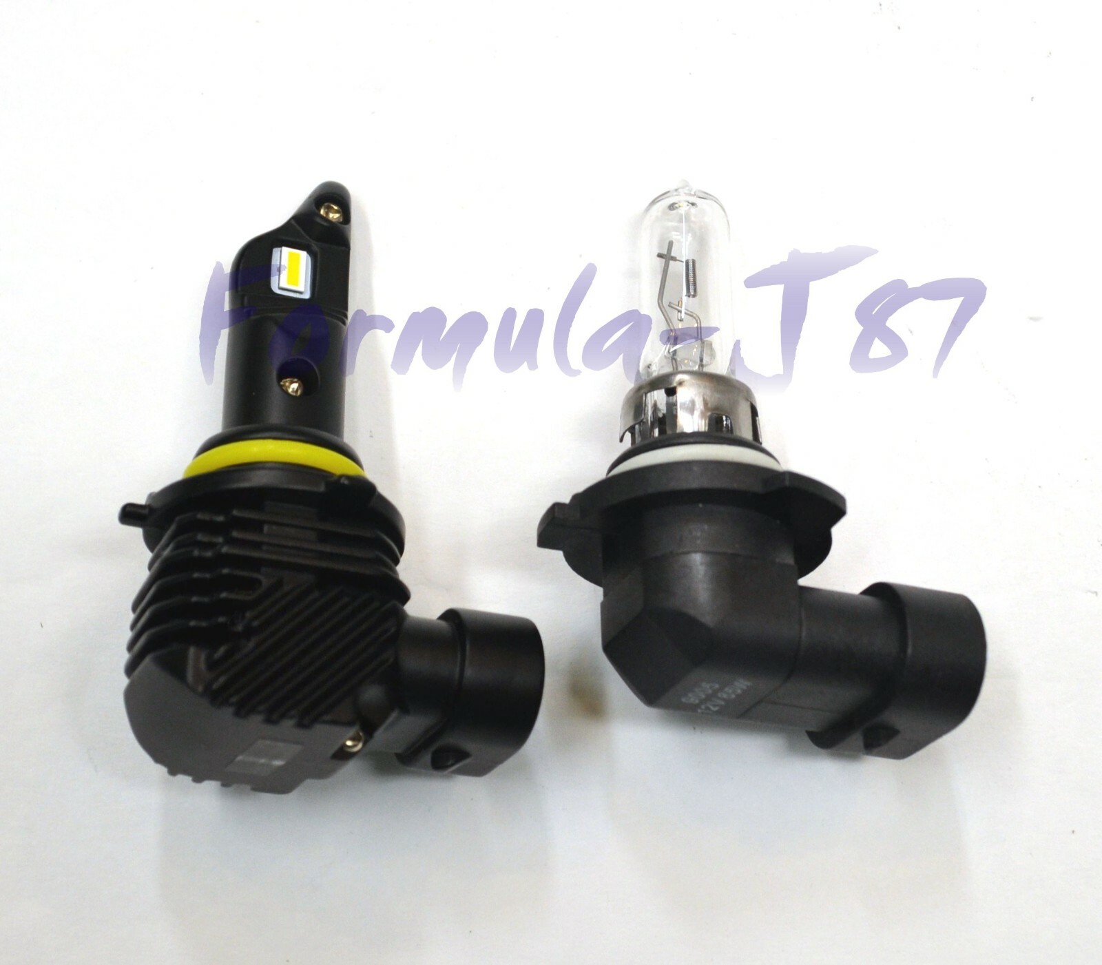 LED Kit M10 100W 9012 HIR2 3000K Yellow Two Bulb Headlight Dual Beam Replacement
