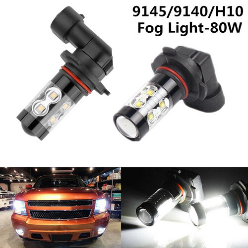 6X White LED Headlight Hi-Lo Fog Light Bulbs For Ford F250 F350 F450 2005-2019