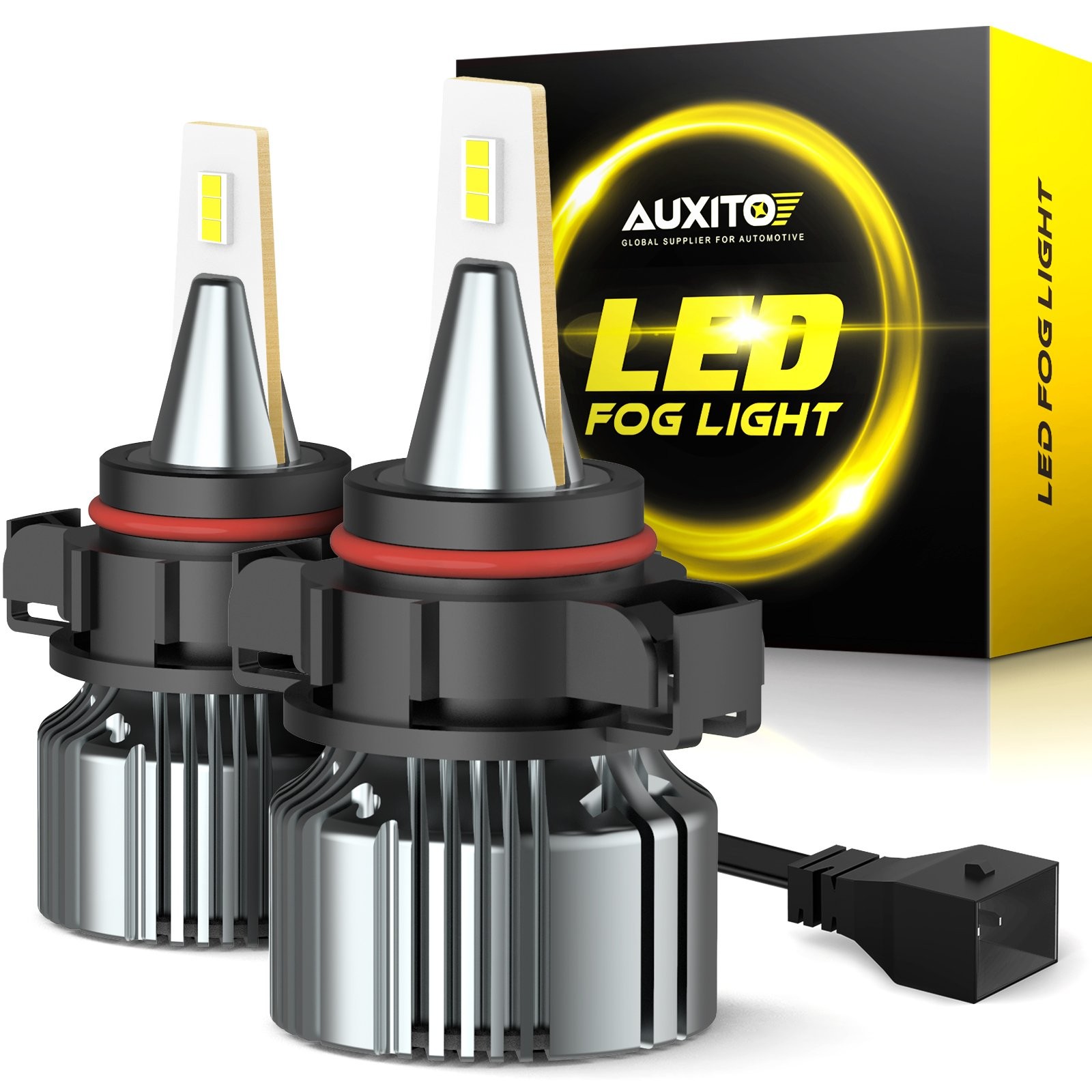 AUXITO PSX24W 2504 LED Fog Light Bulb Driving DRL 28W Kit White Super Bright EAG