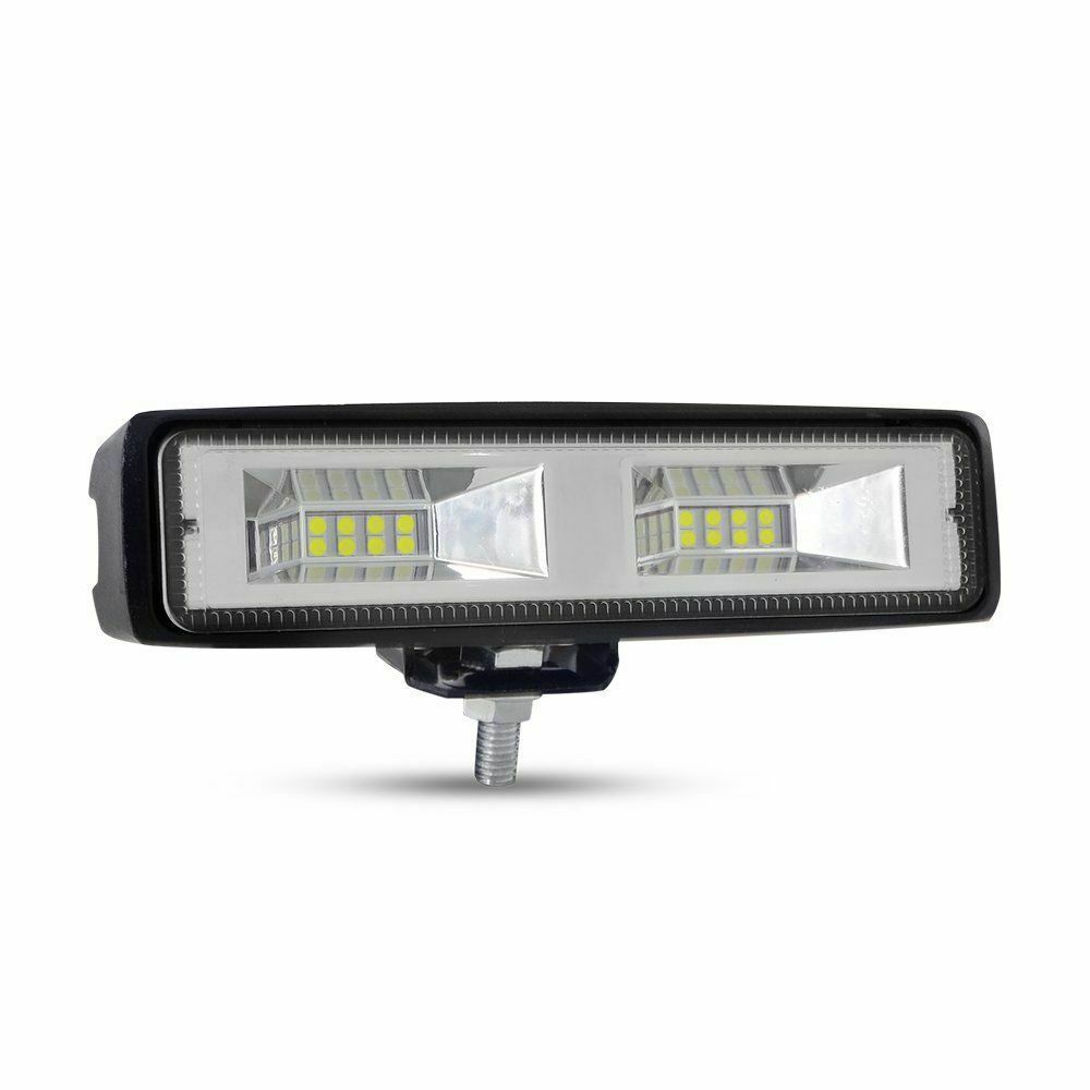 2x 6inch 48W LED Work Light Bar Flood Fog Lamp Offroad Driving Truck SUV ATV 4WD