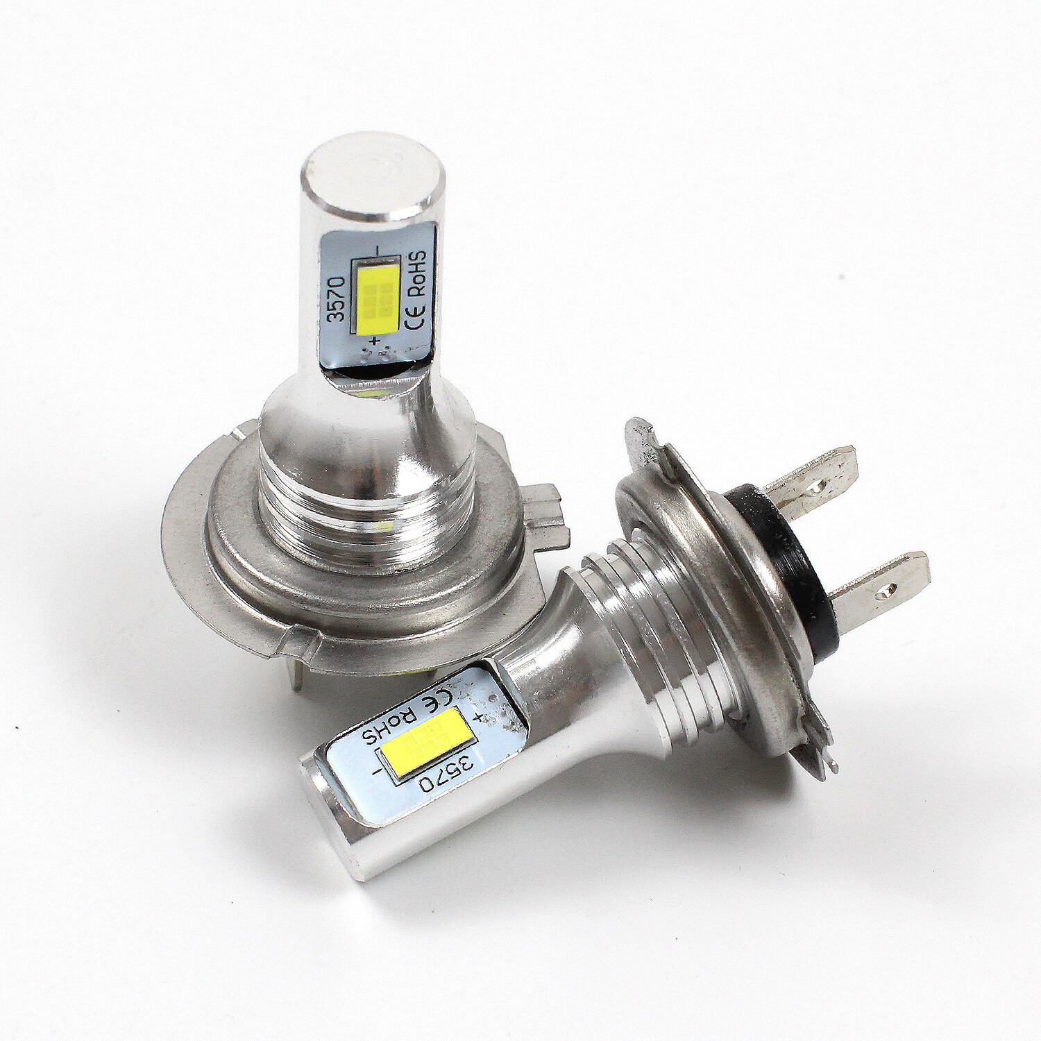 6pcs H7 H7 H11 LED Headlights Bulbs High Low Beam Fog Light Kit US 6000K