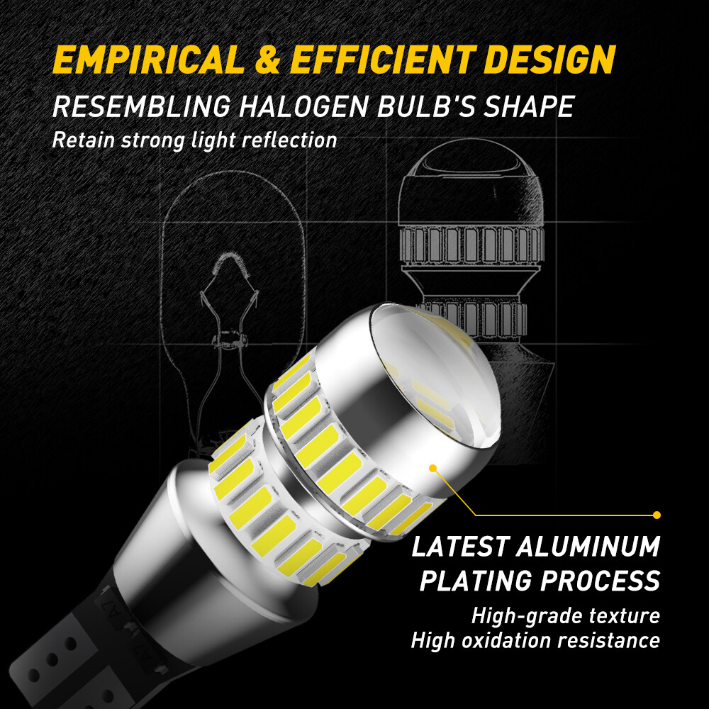 Super Bright White Canbus T15 LED Bulb For Car Backup Reverse Light 912 921 W16W