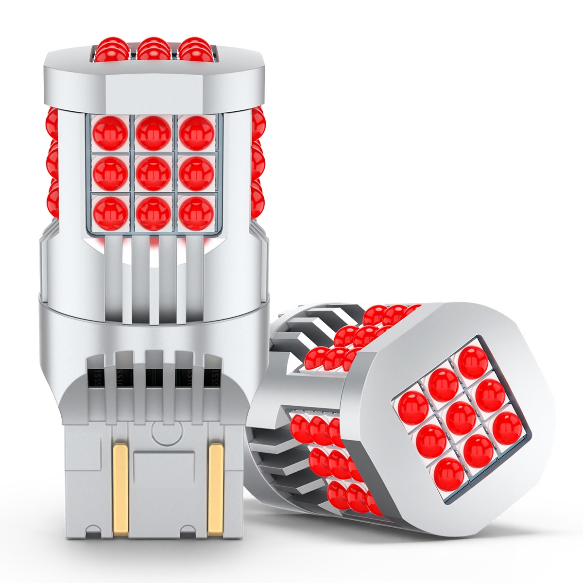 fit Chevrolet Colorado 2015-2022 7443 LED Red Tail Brake Stop Parking Light Bulb