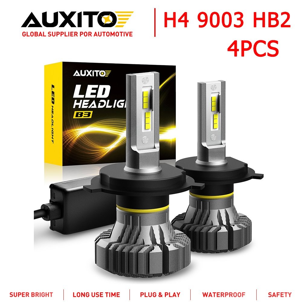 4X Replace Halogen Super Bright 9003 HB2 H4 LED Headlight Beam CANBUS High USA