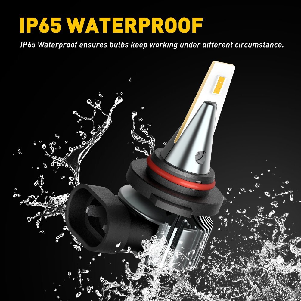 9140 9145 100W High Power LED Fog Light Bulb Car Truck Lamps Golden Amber 4000LM