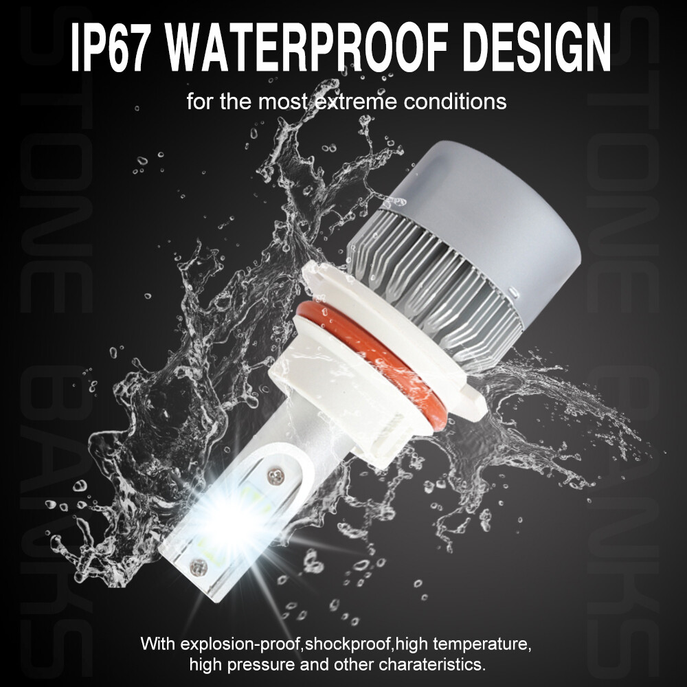 Whosesales 20X 9007 HB5 LED Headlight Bulbs Kit High Low Beam 6000K Super White