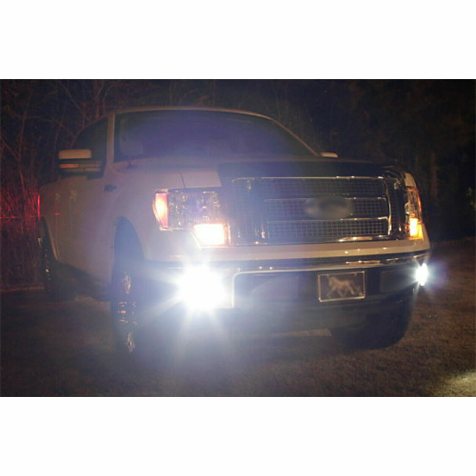 LED Fog Light Bulbs H10 9145 9140 White for Ford F150 F250 F350 2004 2005-2021