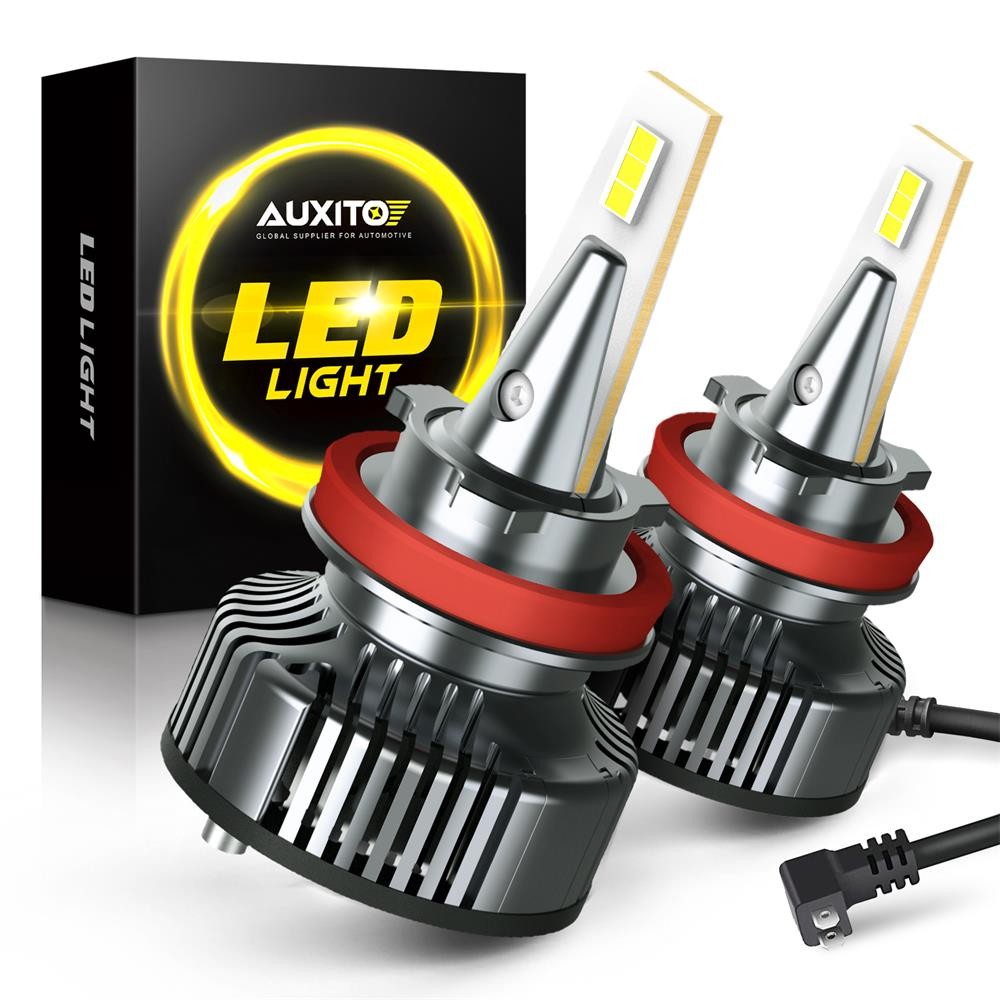 AUXITO H11B LED Headlight Bulb Kit High Low Beam Fog Light 100W 6500K 16000LM