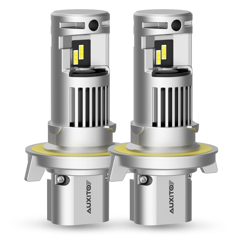 AUXITO H13 9008 White 72000LM LED Headlight Bulbs High Low Beam Canbus 2-20X