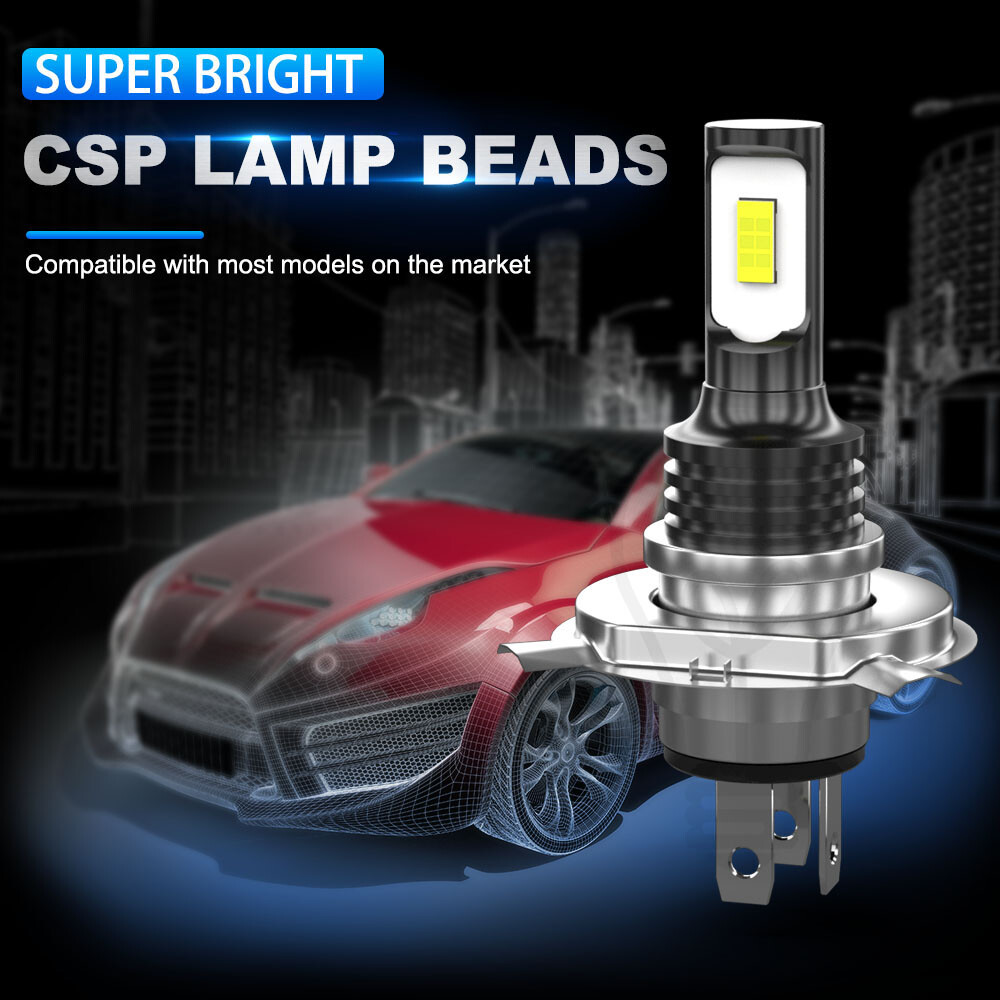 2Pair 5.75″ 5-3/4″ Round LED Hi-Lo Beam Headlights For Cadillac Calais 1965-1974