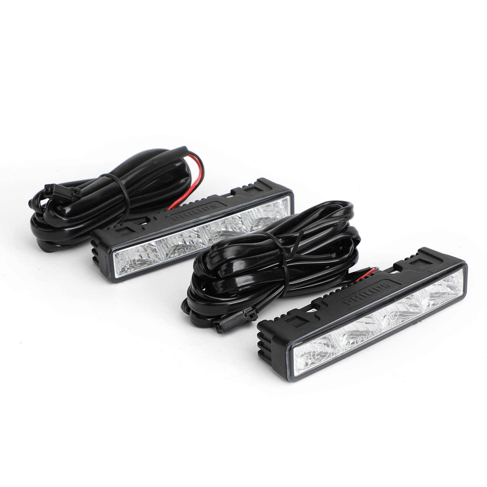 Pair Philips 4LED Luxeon Daylight Daytime Running Light lamp DRL4 12820WLEDX1
