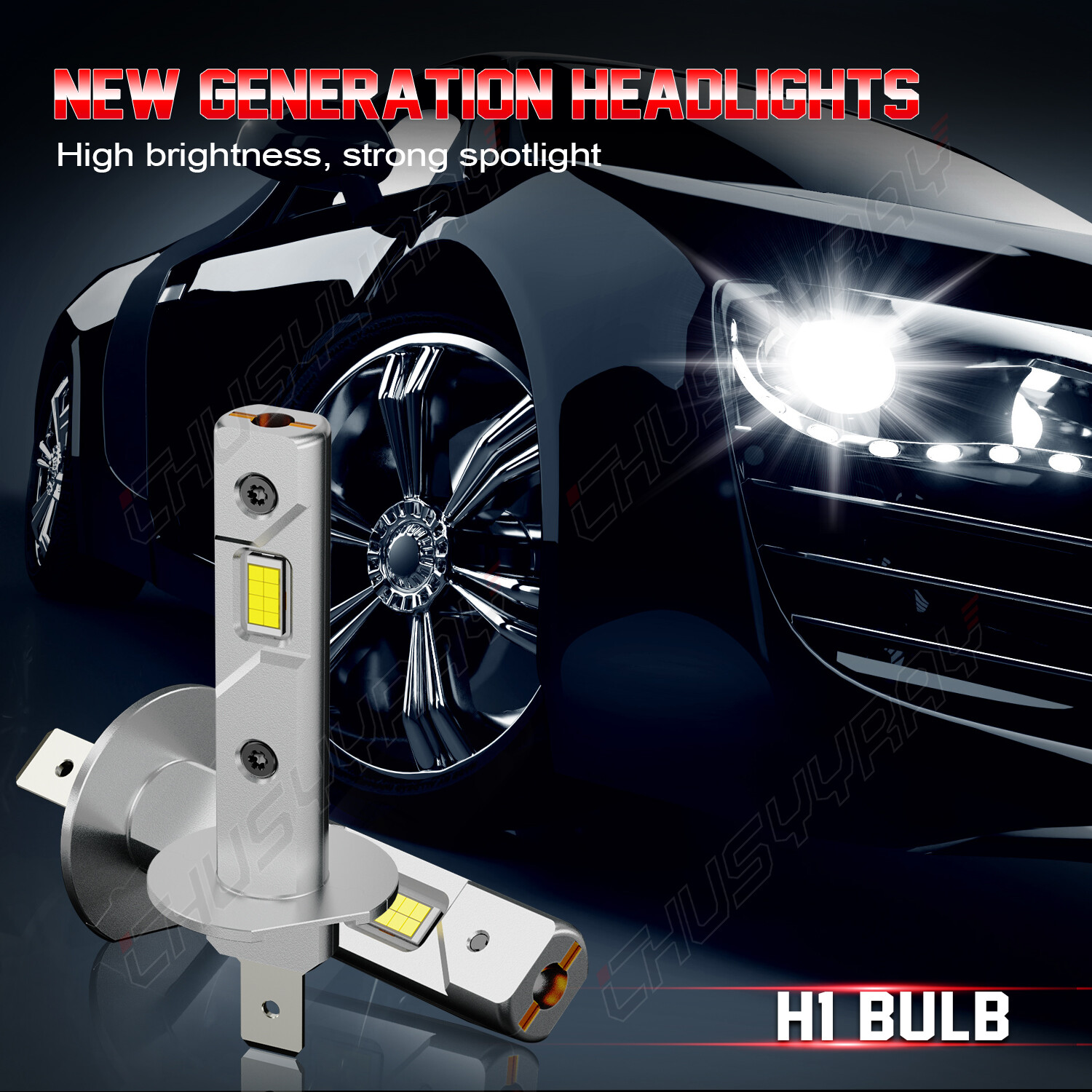 2x H1 LED Headlight Low Beam Bulb For SUBARU Forester 2006-2008 Cold White 6500K