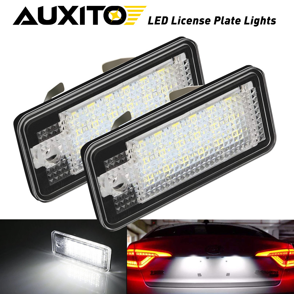 2X CANBUS License LED 800LM Plate Lamp for Audi A3 A4 A6 A8 Q7 B6 8E 4E RS4 RS6