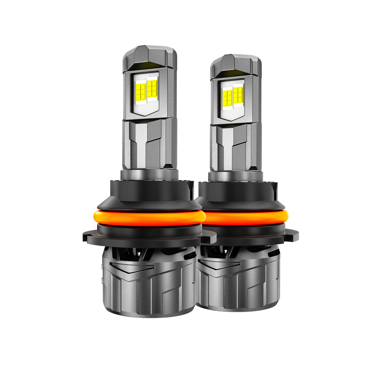 AUXBEAM Canbus HB5 9007 LED Headlight Bulbs High Low Beam 6500K White 52W/120W