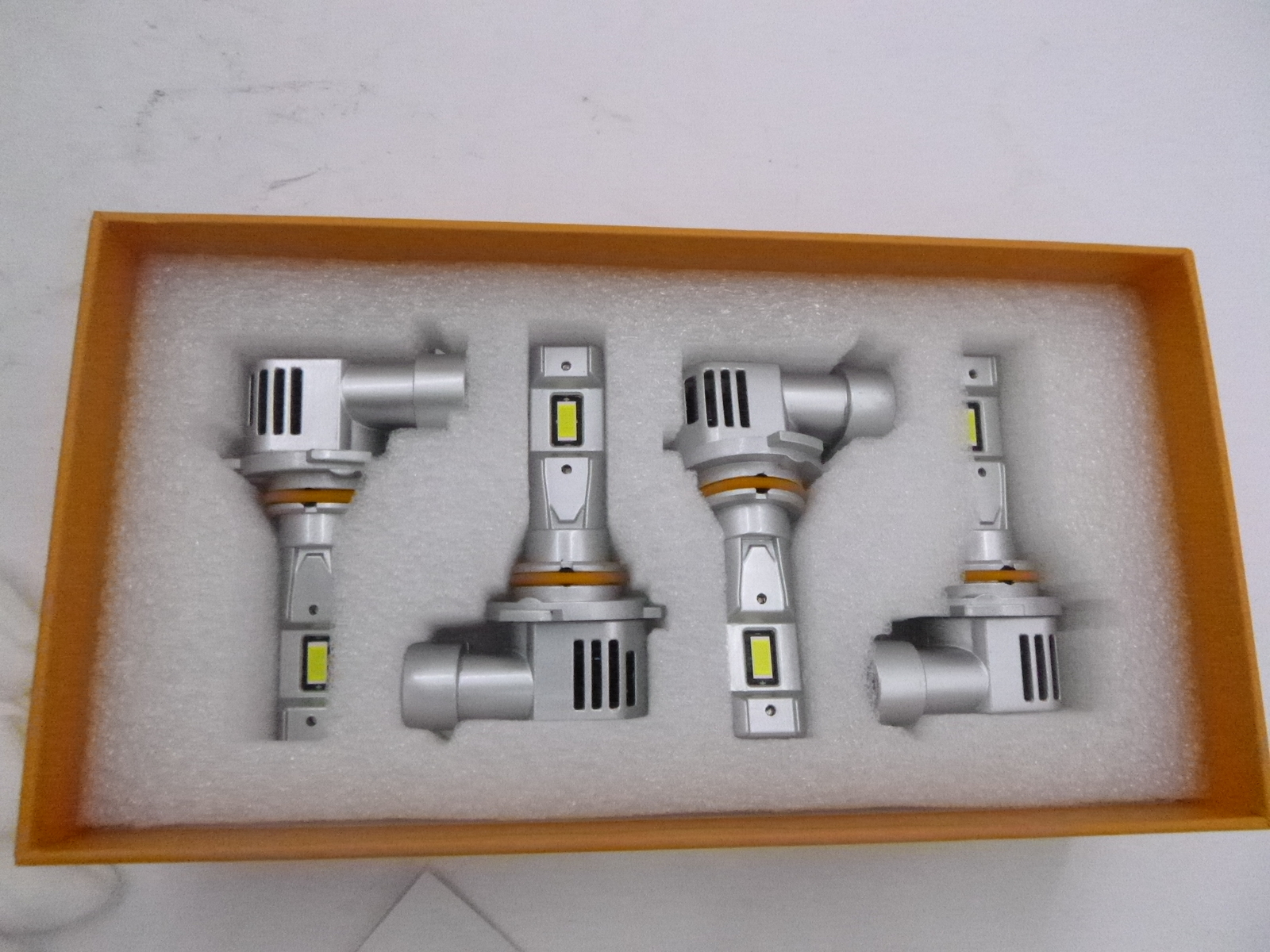 4 Pack Oxilam LED Light Bulbs Q36 Series 9005 HB3 + 9006 HB4 6500K