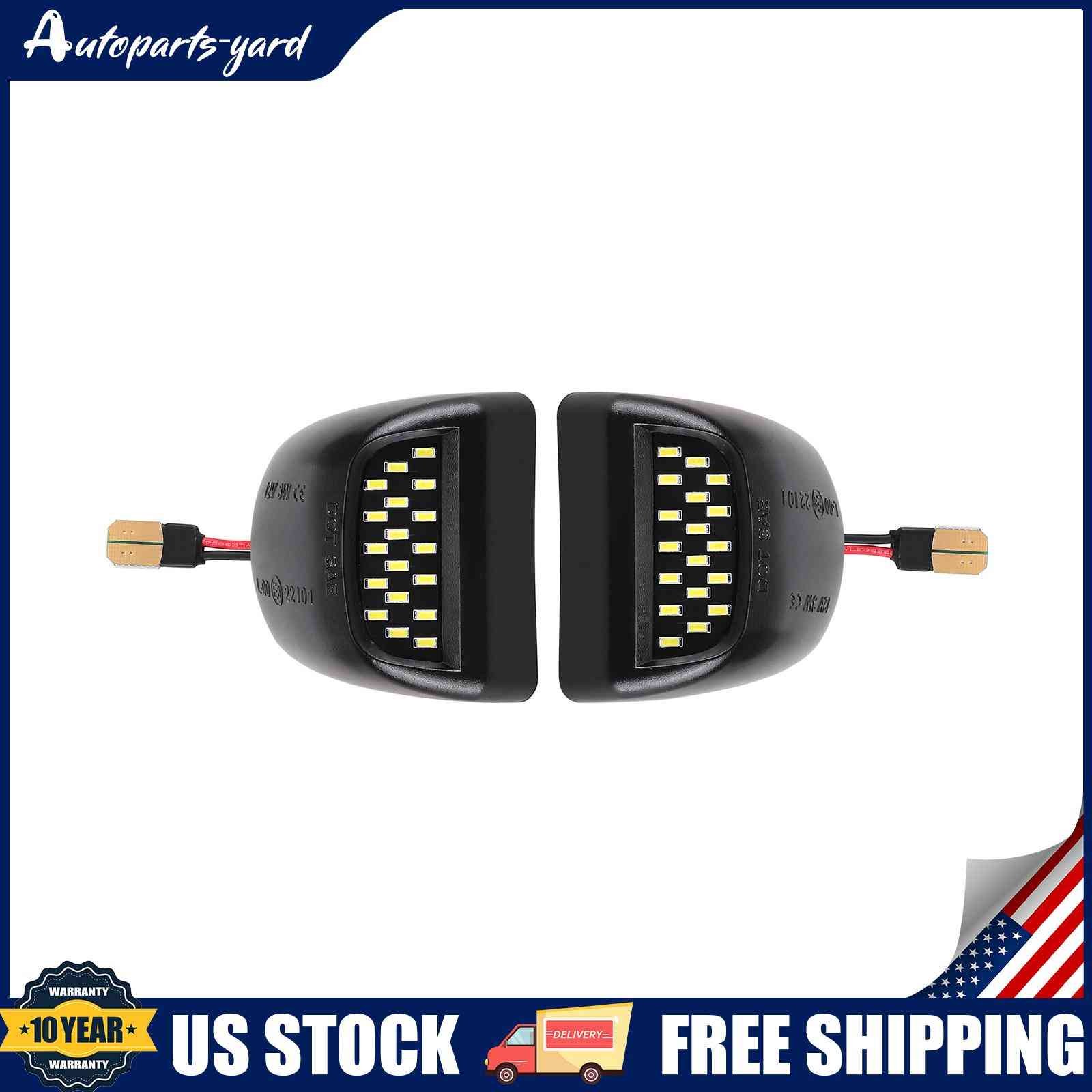 2x New Car License Plate Light Fit For Chevrolet Pickup Truck US Stock