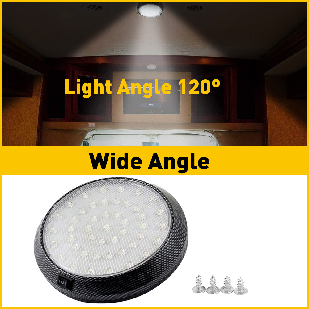46-LED Car Vehicle Interior Indoor Roof Ceiling Dome Light White Lamp Universal