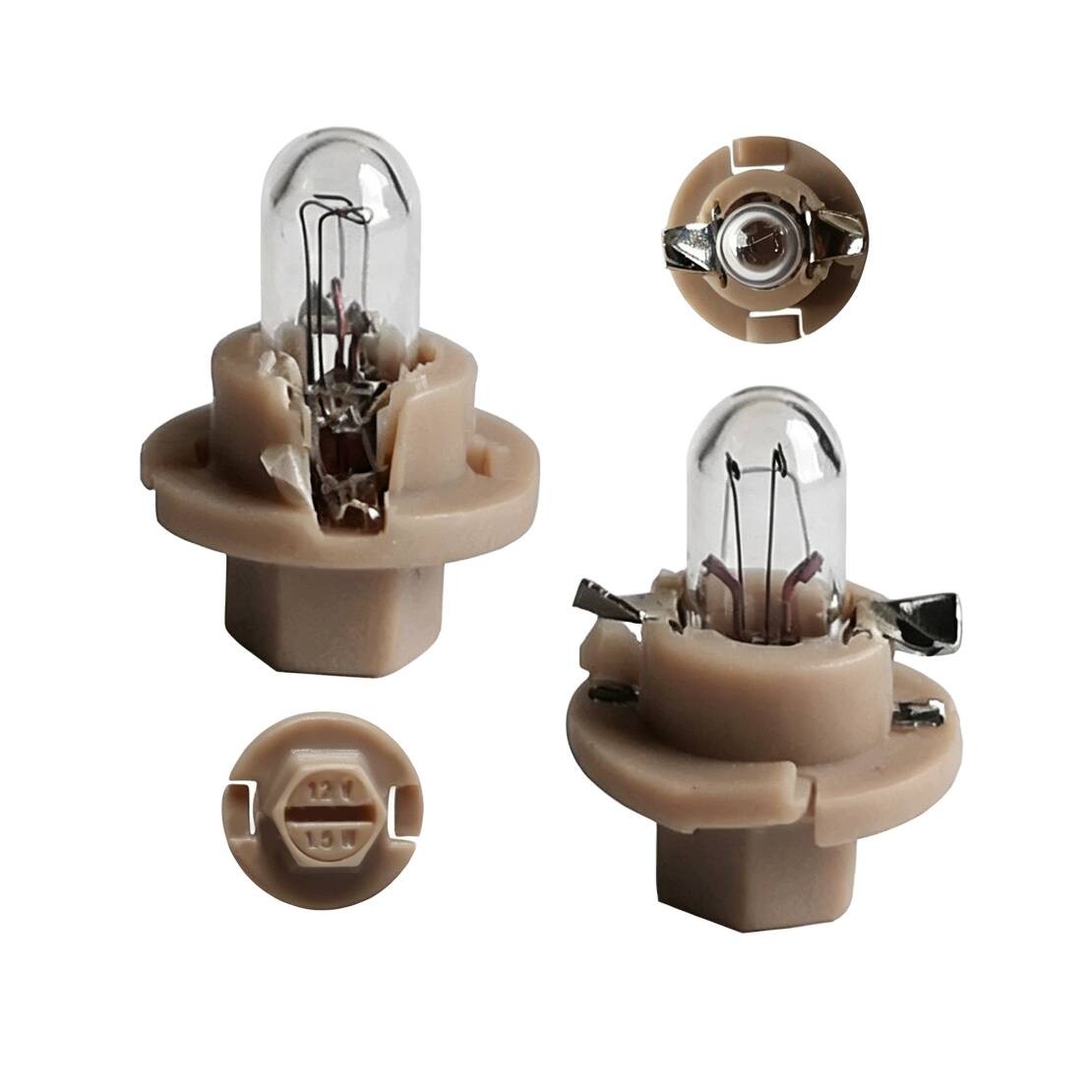 Professional Bulbs Set of 10 12V Perfect fit for Universal White High Quality