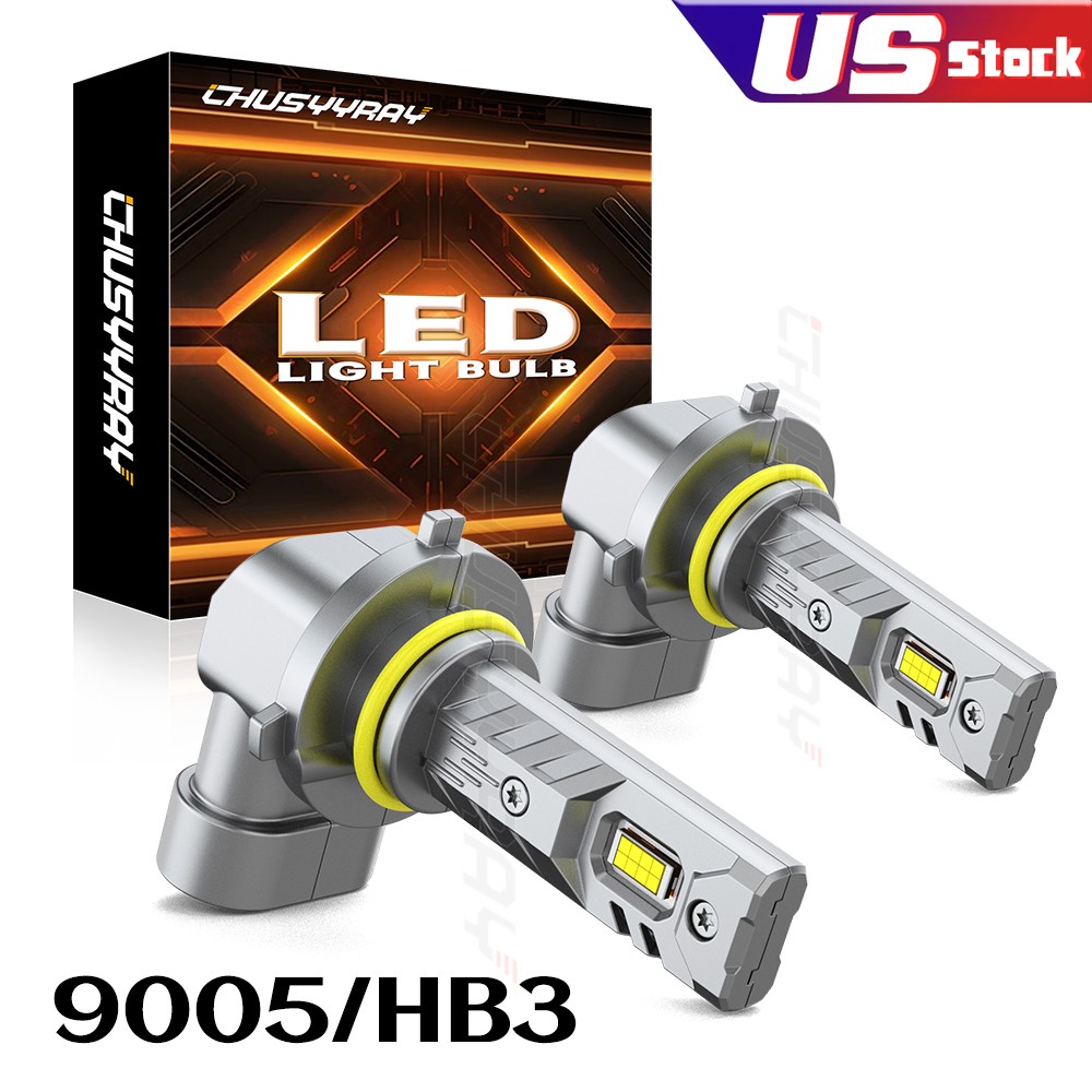 FOR Chevy Silverado 1500 2500 HD 1999-2002 9005 LED Headlight Bulbs High Beam