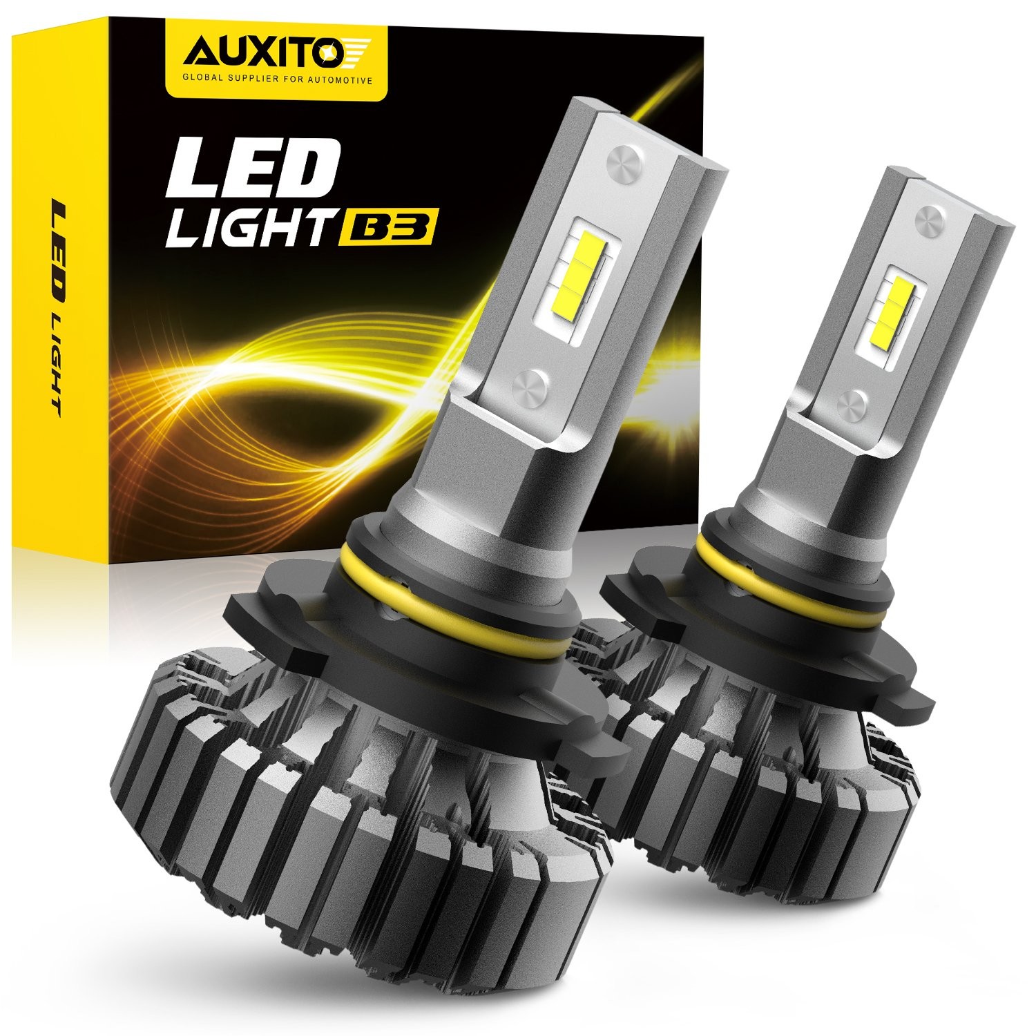 AUXITO 9005 HB3 LED Headlight Bulbs High Low Beam Super Bright White ERROR FREE