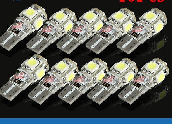 10 X Error Free T10 CANBUS 5050 5 SMD LED w5w 194 light bulb Lamp PCB-us seller