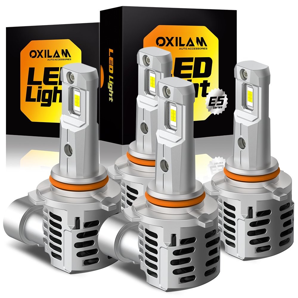 OXILAM 33000LM 9005 9006 LED Headlight High Beam Low Beam Bulb Super Bright USA