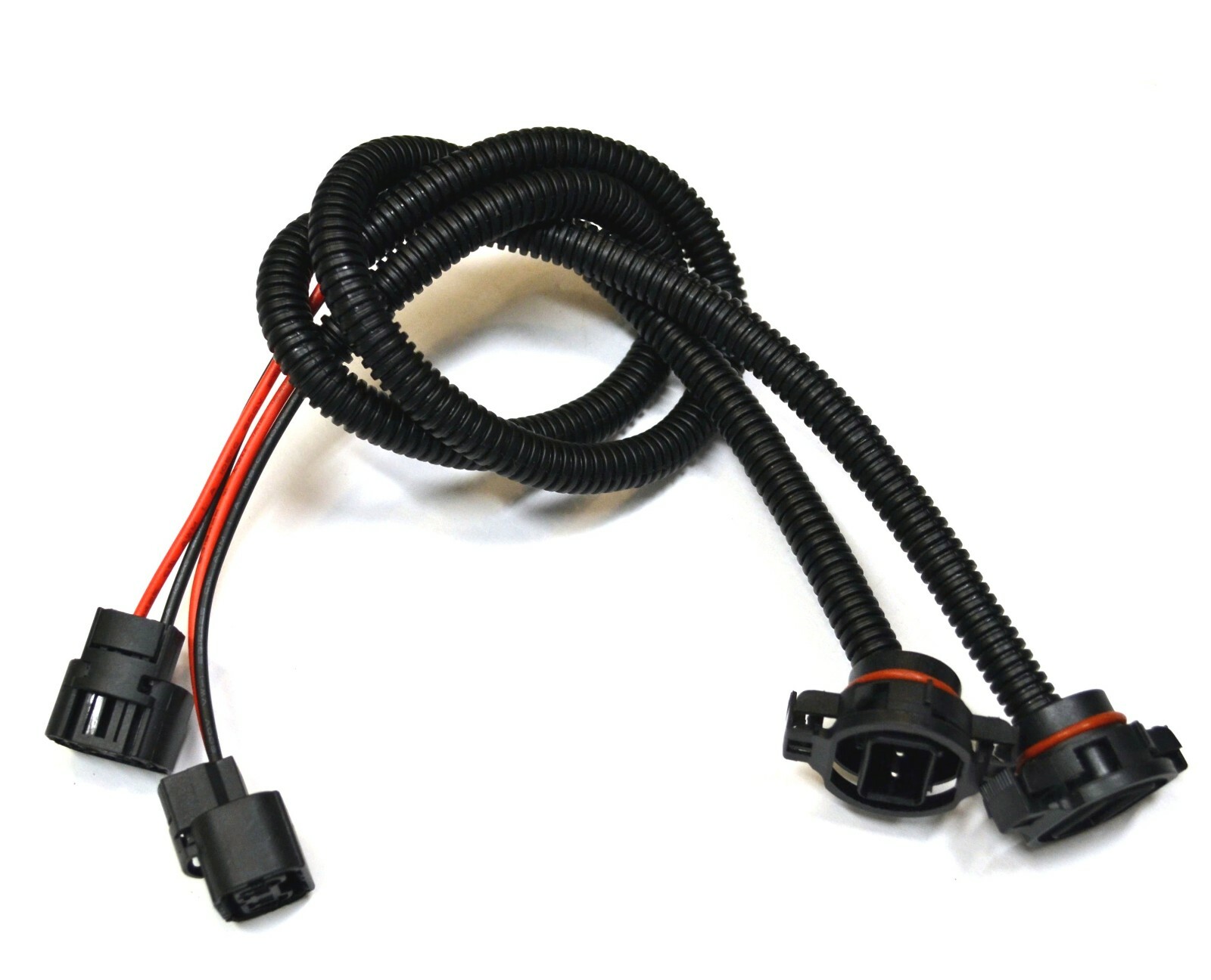 Wire PS24W 5202 H16 Two Harness Fog Light Female Bulb Socket Connector Plug Lamp