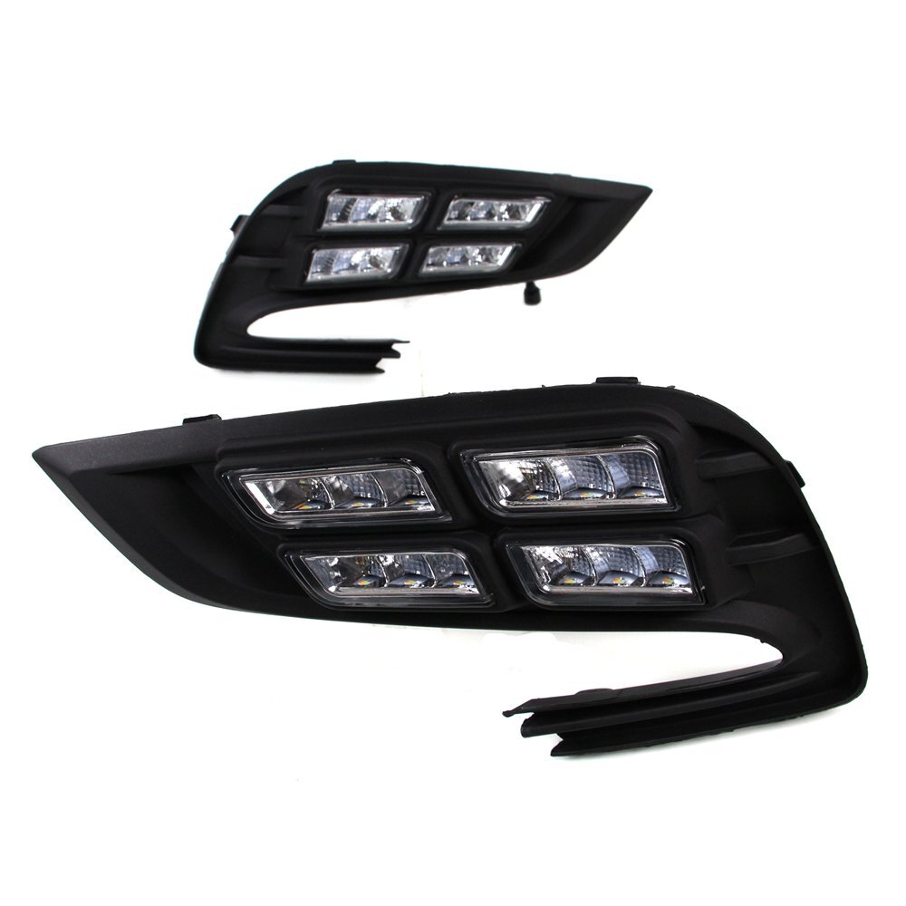 LED DRL For Buick Encore Opel Mokka 2017 2018 Daytime Running Light Turn Signal