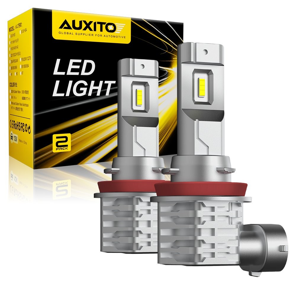 AUXITO CSP H8/H9/H11 LED Fog Light Bulb 6000 Bright White 70W 9000Ml DC9-30V USA