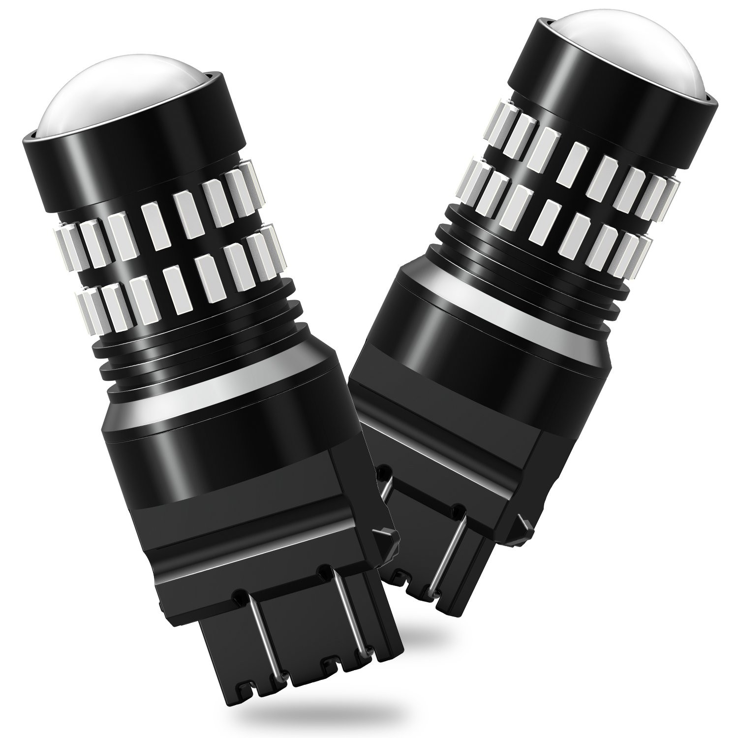 2-20 AUXITO 3157 Red Lamp LED Bulb Error Free Brake Tail Light 4014SMD Chips 12V